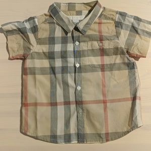 Button down shirt for baby boy
